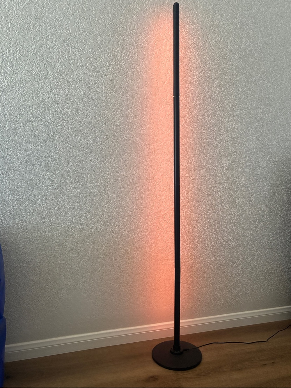 Smart RGB Corner Floor Lamp with Remote Alexa Music Sync Black EUC